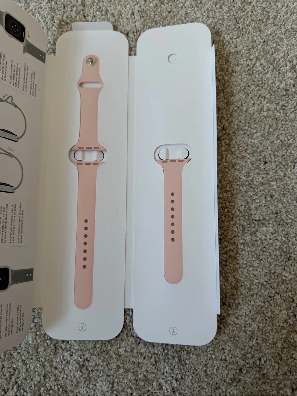 Apple Pink Silicone Apple Watch Band - Soft Blush Replacement